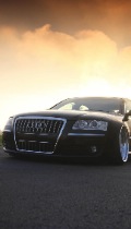 Black audi a6 background for iphone