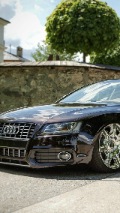iphone background with audi vehicle