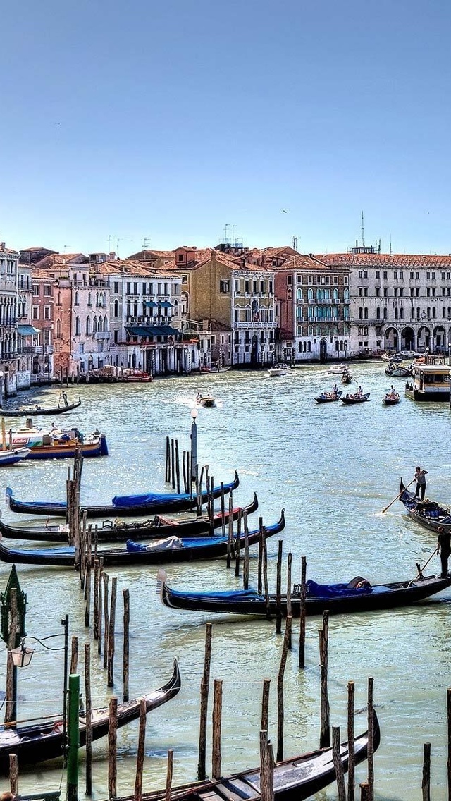 Venice City view iPhone 5 wallpaper 640*1136