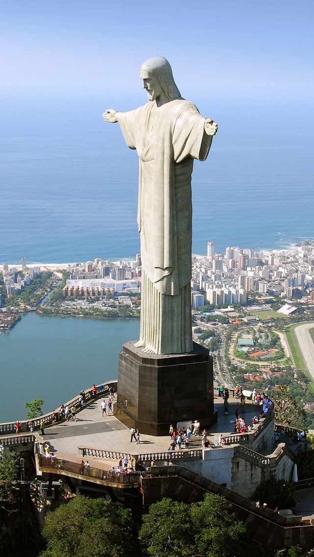 Rio City view iPhone 5 wallpaper 640*1136