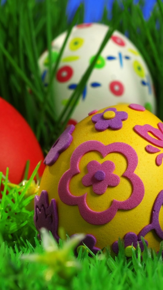 Easter Eggs iPhone 5 wallpaper 640*1136