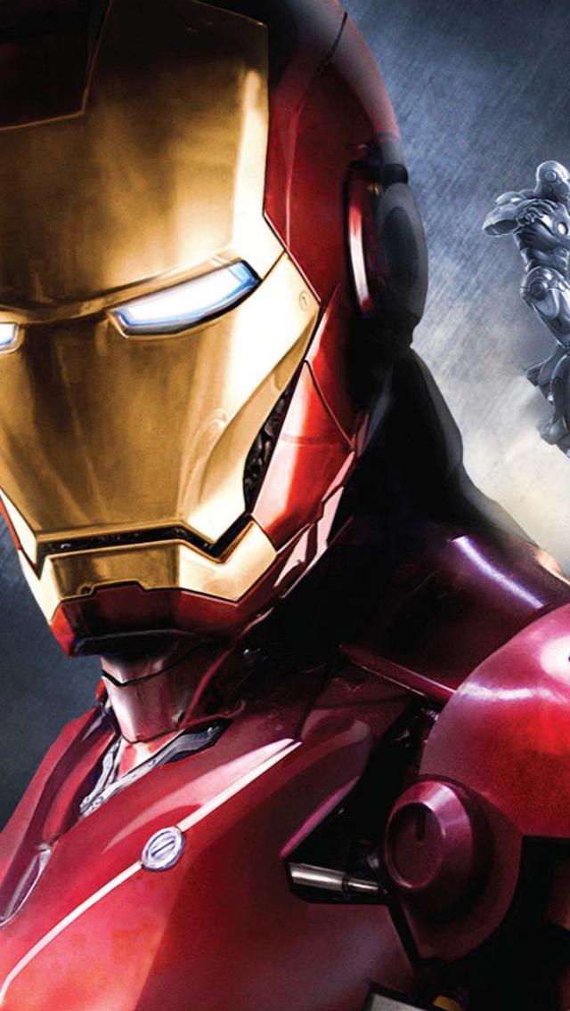 Iron Man 3, wallpaper for iPhone 5, 640x1136