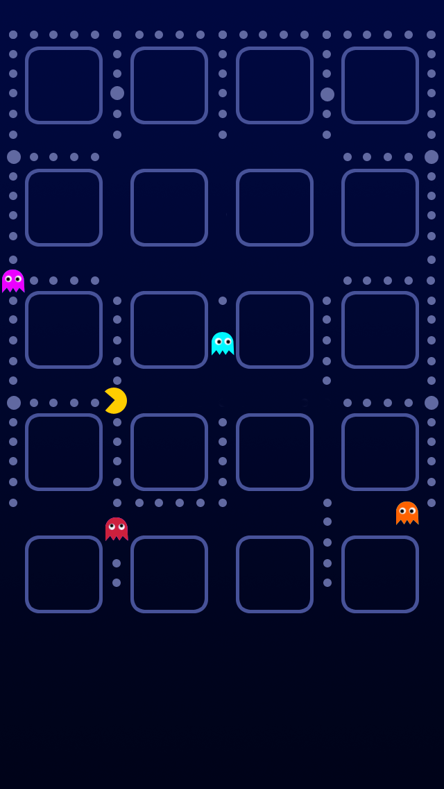 Pac-Man Icon Skin iPhone 5 wallpaper 640x1136