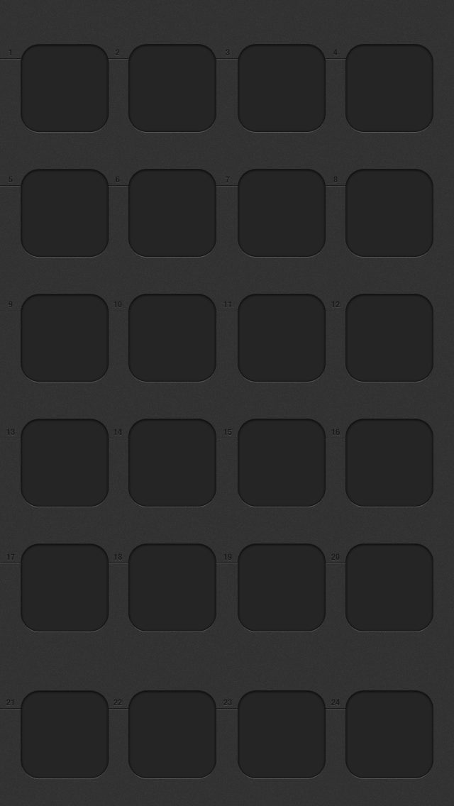 iPhone 5 background with gray icon skin