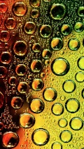 water drops colorful background for iPhone